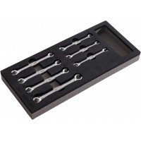 1/3 FOAM MODULE WITH 7 POLYGONAL PIPE WRENCHES, 6-PANEL