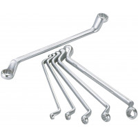 Set of offset ring wrenches in mm