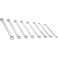 Set of 8 offset ring wrenches in mm
