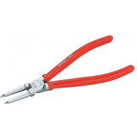 Mat chrome-plated straight nose inner circlips pliers