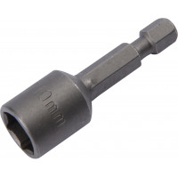 Screwdriver bits 1/4" " - length 50mm - magnetic socket for hexagonal screws