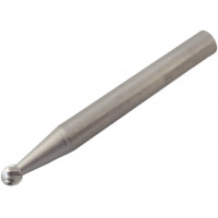 Spherical hss carbide milling cutters 4x3mm with round tip on 6 mm shank