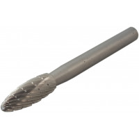 Flame hss carbide milling cutters 6x20mm with round tip on 6 mm shank