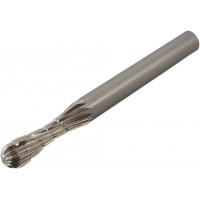 Special tip hss carbide milling cutters 6x20mm with round tip on 6 mm shank