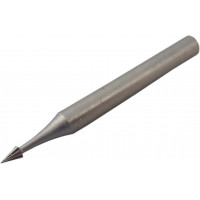 Tapered hss carbide etching cutters 3x4.5 mm with pointed tip on 6 mm shank