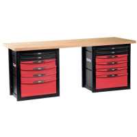 12-drawer workshop workbench