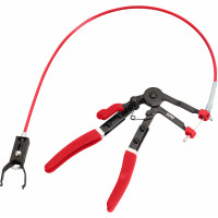 Pliers with flexible cable for quick-connect couplings