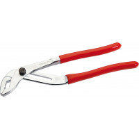 Polished chrome-plated stacked-branch multigrip pliers