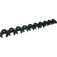 Set of 10 3/8" open end wrenches (10 to 19 mm)