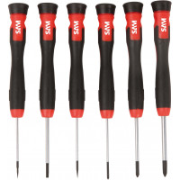 Set of 6 precision screwdrivers