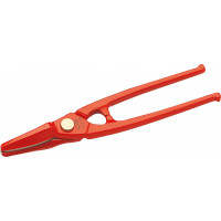 General purpose thin blade shears without distortion