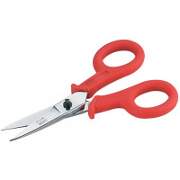 Overmoulded electrician's scissors