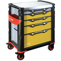 Large volume tool trolley- 41 series - new generation - 5 drawers