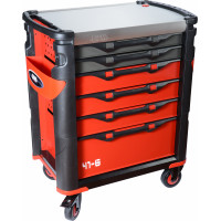 6 drawer roller cabinet with anti theft system