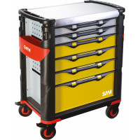 Large volume tool trolley- 41 series - new generation - 6 drawers