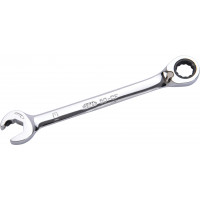 Ratchet combination wrenches 10mm + ratchet effect fork head