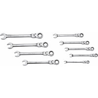 Set of joint combination ratchet wrenches in mm