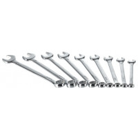 Set of 9 multi-nut inch / metric combination spannerss
