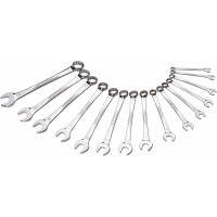 Set of 15 metric combination wrenches