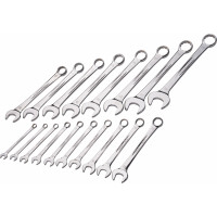 Set of 18 metric combination wrenches