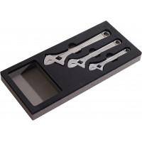 FOAM MODULE 1/3 3 ADJUSTABLE WRENCHES 6, 8 AND 10 INCHES