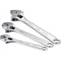 Set of 3 adjustable wrenches