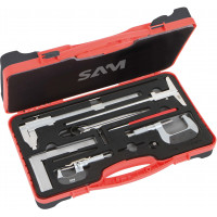 Selection of 10 precision measuring and scribing tools
