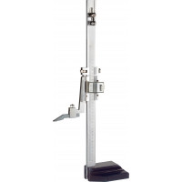 Universal surface gauge and vertical measurer with magnifier