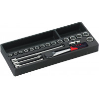 20 sockets and accessories module 3/8