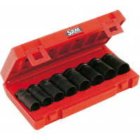 Set of 8 1/2" sockets for anti-theft lock nuts.