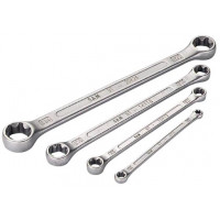 Set of 4 ring Torx® wrenches