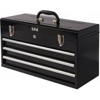 METAL BOX WITH 3 DRAWERS AND 100 MAINTENANCE TOOLS