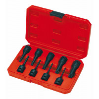 Box of screwdriver impact sockets 1/2", Torx®