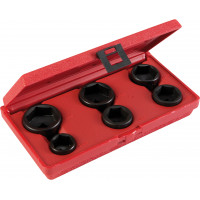 Set of 6 oil filter cap wrenches