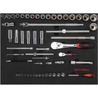Selection of 135 tools in foam modules