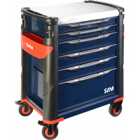 TOOL TROLLEY 41 - 6 DRAWERS -  BLUE - MECHANICAL - 239 TOOLS