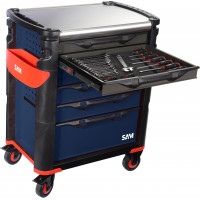 41 BLUE TROLLEY - 6 DRAWERS - BODY COMPOSITION - 242 TOOLS