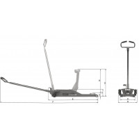 Trolley jack, 1.5t to 20t