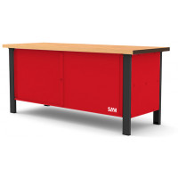 CLOSED WORKBENCH LENGTH 2000 WITH WOODEN TOP