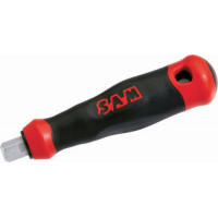 Bimaterial handle screwdriver