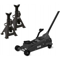 Lifting pack : jack 3t + jack stands 3t
