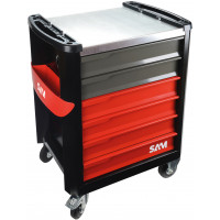 6-drawer tool trolley
