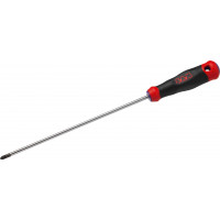 Pozidriv® S1 extra-long round blade screwdriver