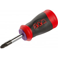 Pozidriv® S1 round blade tom thumb screwdriver