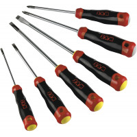 Set of 6 S1 screwdrivers, slotted head and Phillips®