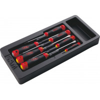 ABS module 1/3 with 7 slotted and Phillips® two-material screwdrivers