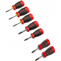 Set of 7 tom thumb slotted, Phillips® and Pozidriv® screwdrivers