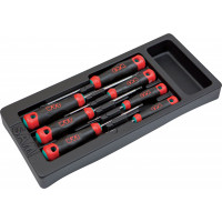 ABS module 1/3 with 7 two-material Resistorx® screwdrivers