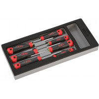 Foam module 1/3 with 7 two-material Torx® screwdrivers
