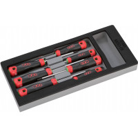 Foam module 1/3 with 7 two-material Torx® screwdrivers